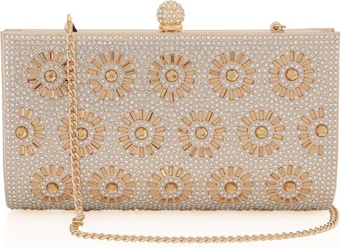 Women's Evening Handbag Crystals Rhinestone Clutch Purse Beaded Sparkly Shoulder Bag for Wedding Prom in Saudi Arabia