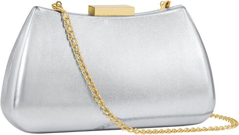 Women’s Formal Clutch Purse – PU Leather Evening Bag with Detachable Chain, Stylish Handbag for Weddings and Parties in Saudi Arabia
