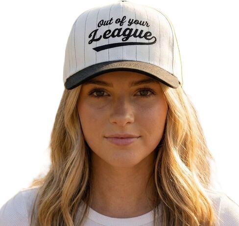 D&Y Retro 2-Tone Canvas Baseball Cap for Women - Funny Embroidered Distressed Snapback, Adjustable Cotton Dad Hat in Saudi Arabia