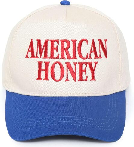 D&Y Retro 2-Tone Canvas Baseball Cap for Women - Funny Embroidered Distressed Snapback, Adjustable Cotton Dad Hat in Saudi Arabia