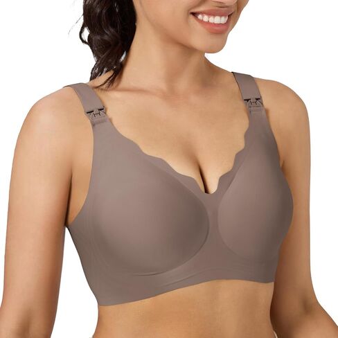 Nursing Bra, Maternity and Pumping Bra for Breastfeeding, Hands-Free Feeding Bra in Kuwait