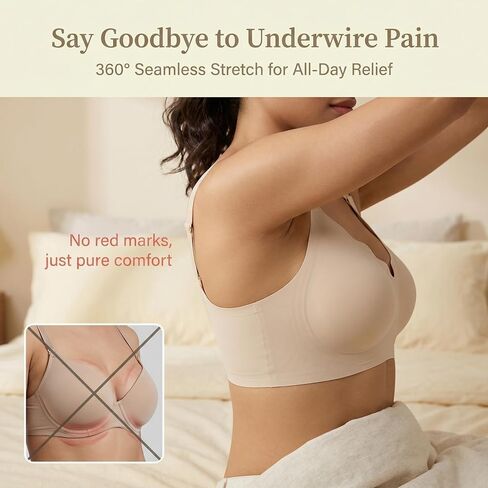 Nursing Bra, Maternity and Pumping Bra for Breastfeeding, Hands-Free Feeding Bra in Kuwait