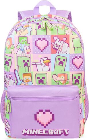 Get Trend Pokemon Kids Backpack for Girls, 18in Bookbag with Padded Straps, Pikachu Travel School Bag Anime Gifts for Girls (Multi Pokemon) in Saudi Arabia