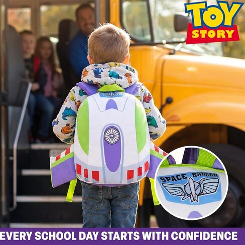 Get Trend Disney Pixar Toy Story Kids Backpack with Wings Buzz Lightyear Boys Lightweight 15in Book Bag Elementary School Bag in Saudi Arabia