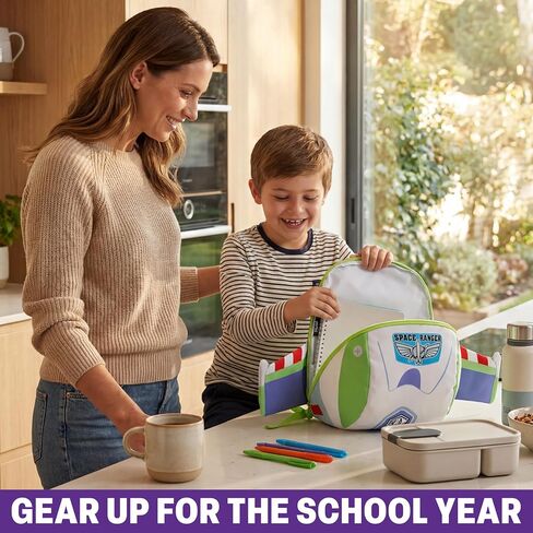 Get Trend Disney Pixar Toy Story Kids Backpack with Wings Buzz Lightyear Boys Lightweight 15in Book Bag Elementary School Bag in Saudi Arabia
