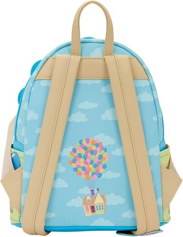 Loungefly Disney: Pixar - Up - Dug - Carl & Russell - حقيبة ظهر صغيرة مطرزة - رائعة للأطفال والكبار - حقائب قابلة للجمع in Kuwait