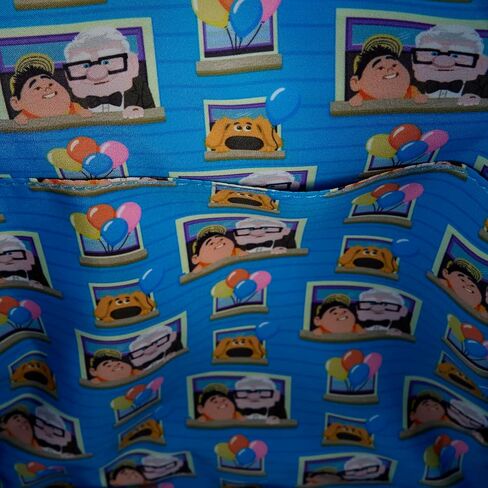 Loungefly Disney: Pixar - Up - Dug - Carl & Russell - حقيبة ظهر صغيرة مطرزة - رائعة للأطفال والكبار - حقائب قابلة للجمع in Kuwait