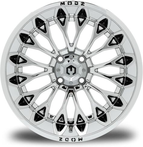 MODZ® Convict Glossy Black with Ball Mill 15x10" Golf Cart Wheel in Saudi Arabia