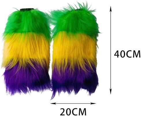 1 Pair Furry Leg Warmers Home Women Kids Fuzzy Boots Cover Furry Leg Warmers in Saudi Arabia