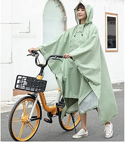 Raincoat For Men And Women Singles Increase Thicker Bicycle Long Full Body Rainstorm Proof Outdoor Cycling Ponc in Saudi Arabia