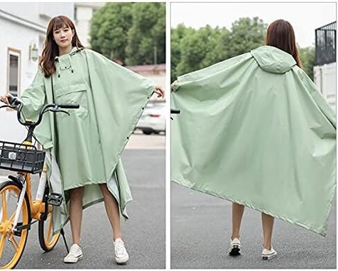 Raincoat For Men And Women Singles Increase Thicker Bicycle Long Full Body Rainstorm Proof Outdoor Cycling Ponc in Saudi Arabia