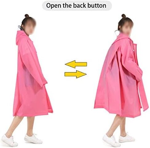 4 in 1 Raincoat Long Full Body Rainproof Single Men and Women Bicycle Adult Poncho in Saudi Arabia
