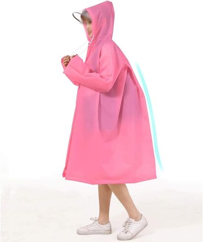 4 in 1 Raincoat Long Full Body Rainproof Single Men and Women Bicycle Adult Poncho in Saudi Arabia