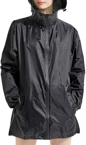 Adult Universal Portable Solid Color Short Raincoat for Outdoor Running Cycling and Camping in Saudi Arabia