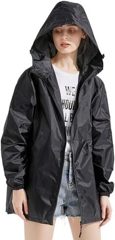 Adult Universal Portable Solid Color Short Raincoat for Outdoor Running Cycling and Camping in Saudi Arabia