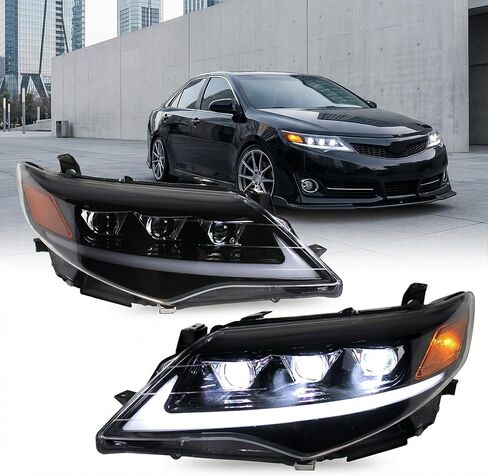 HCMOTIONZ LED Headlights Fit For toyota Camry XV50 2012-2014 LED Head Lamps 12-14 Toyota Camry SE/L/LE/XLE/Hybrid Start up Animation & Sequential Turn Signal Assembly in Saudi Arabia