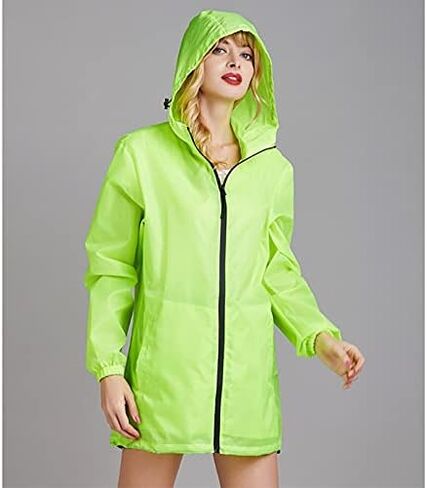 Adult Universal Portable Solid Color Short Raincoat or Outdoor Running Cycling and Camping in Saudi Arabia