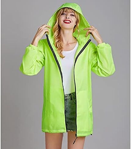 Adult Universal Portable Solid Color Short Raincoat or Outdoor Running Cycling and Camping in Saudi Arabia