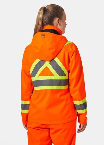 Helly-Hansen Women's Alta Shell Jacket - Waterproof, Windproof, Breathable, High-Visibility Safety Shell Jacket in Kuwait