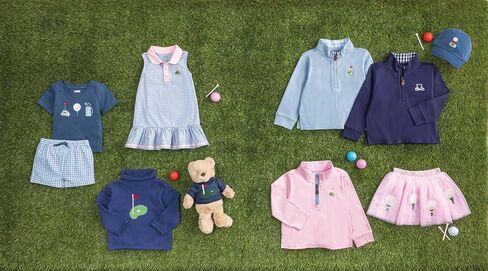 Mud Pie Toddler Girl Golf Quarter Zip Pullover in Kuwait