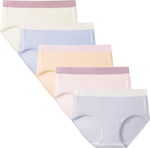 Girls Underwear Teen Girls Panties Soft Breathable Briefs Tween Girls Underwear 10-12 12-14 Cotton Multipack in Saudi Arabia