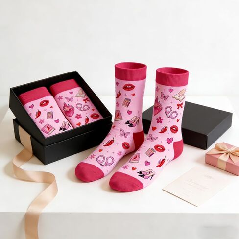 FrereFeter Dark Romance Spicy Socks for Women, Funny Socks for Reading Women Who Love Spicy Books, Book Lover Nerd Bookish, Book Themed Spicys BookTok Lover, Birthday Easter Basket for Adult Women in Saudi Arabia