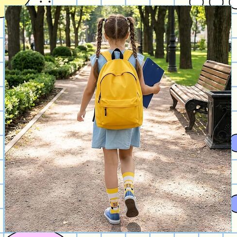 6 Pairs Novelty School Supply Socks Silly Pencil Bus Crayon Patterns Gift for Women Girls Teachers in Kuwait