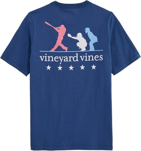 Vineyard Vines Boys' Boys' Baseball Silo USA Short-Sleeve Pocket Tee in Kuwait