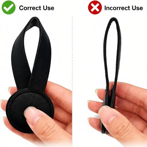 Magnetic Hat Clips Strong Magnet Leather-Style Hat Holder Purse Hat Clip for Backpack Tote Luggage Beach Bag Hands-Free Baseball Cap Holder for Sun Straw Cowboy Hats (Black+White+Brown) in Saudi Arabia