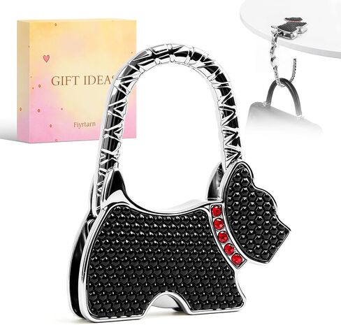 Bag Charms Purse Hook for Table - Hooks for Hanging Handbags Removable Travel Essentials Gadgets Backpack Accessories, Cute Dog Purse Holder Gifts for Women Mom Sister Girlfriend Coworker Dog Lovers in Kuwait