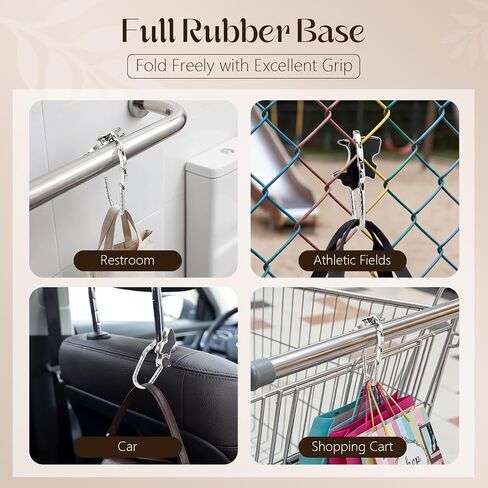 Bag Charms Purse Hook for Table - Hooks for Hanging Handbags Removable Travel Essentials Gadgets Backpack Accessories, Cute Dog Purse Holder Gifts for Women Mom Sister Girlfriend Coworker Dog Lovers in Kuwait