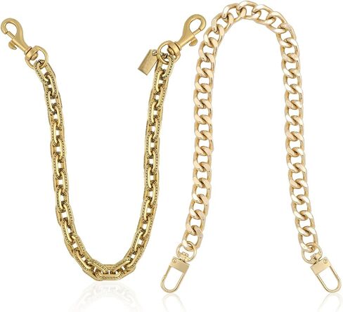 CORVIDA 2 Pack Purse Chain, 15.7 Inch Gold Bag Extender Chain, Luxe Handbag & Wallet Tote Bags Accessories Gifts for Women in Saudi Arabia