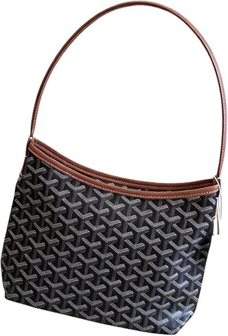 Genuine Top Grain Cowhide Leather Hobo Bag 26cm Width Top Handle Shoulder Purse with Vintage Print Hobo Bag Gift for Women in Saudi Arabia