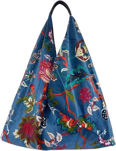 Floral Slouchy Statement Oversized Tote Boho Hobo Bag Purse (multiple prints) in Kuwait