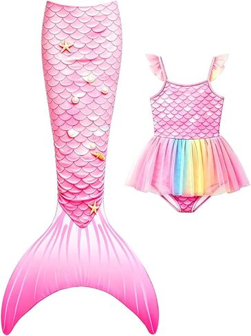 Girls Swimsuit Bikini Set Bathing Suits for Girl Two Piece Girls' Swimwear for 3-10 Years in Saudi Arabia