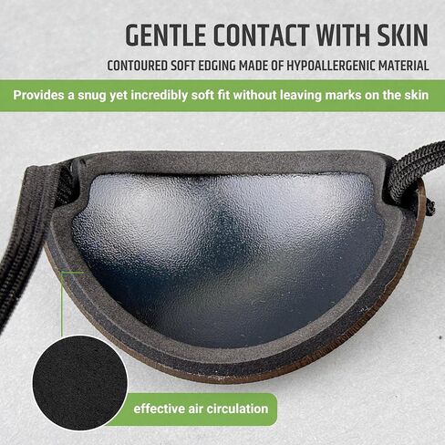 Premium Handmade Plastic Eye Patch with Soft Foam Padding, Adult Eye Patch for Men and Women for Lazy Eye Therapy, Cosplay, and Pirate Costume in Saudi Arabia