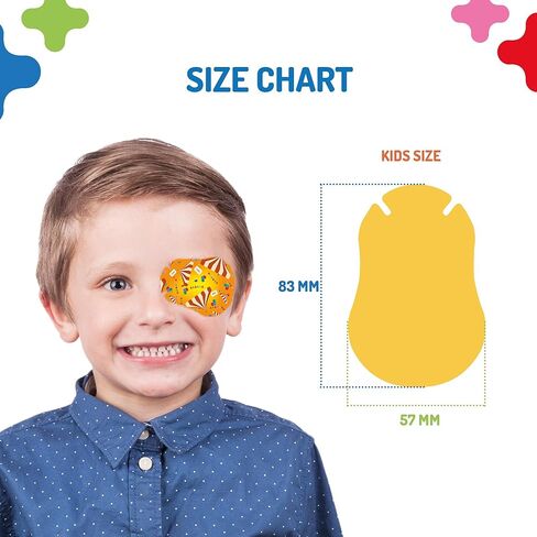 Opthopatch Kids Eye Patches with Extra Hypoallergenic Acrylic Adhesive, 40 Breathable Patches for Amblyopia & Lazy Eye, Fun Boy-Friendly Designs, Includes 1 Rewards Chart by Defined Vision in Saudi Arabia