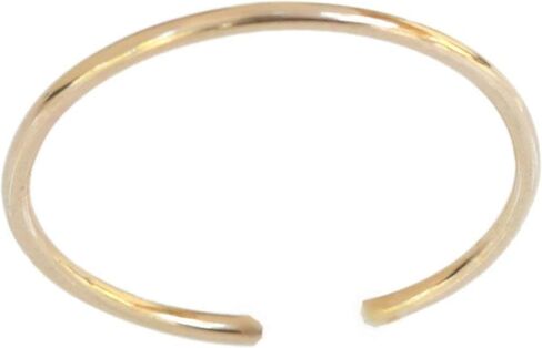 Gold Toe Rings 14k Gold Filled Minimalist Toe Ring, 1mm Thin Plain Band, Adjustable, Non-Tarnish, Waterproof in Kuwait