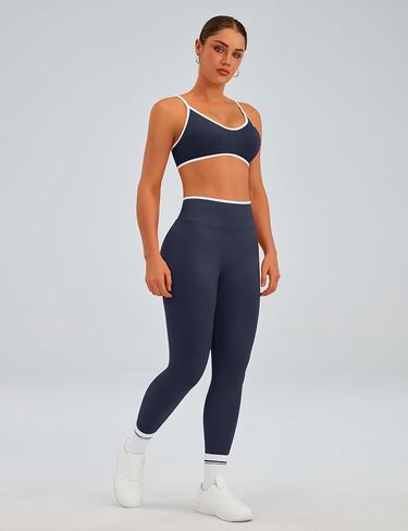 TDIFFUN Women Workout Sets 2 Piece Seamless Scrunch Butt Lifting Leggings Padded Sports Bra Matching Set Gym Yoga Outfits in Saudi Arabia