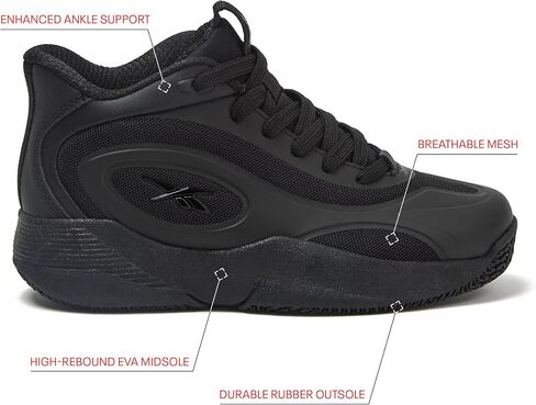 Reebok Open Gym Kids Basketball Shoes for Boys and Girls Sneakers Size Big and Little Kid 11 to 7 in Saudi Arabia