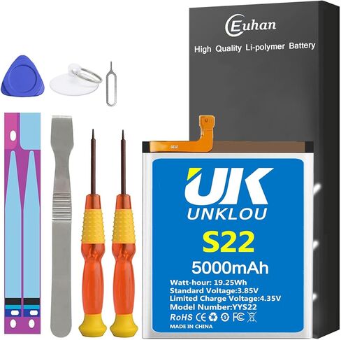 Galaxy S8 Plus Battery, [Upgraded] Euhan 4300mAh Li-Polymer EB-BG955ABE Replacement Battery Compatible with Samsung Galaxy S8 Plus SM-G955 G955V G955A G955T G955P G955R4 with Repair Tools Kit in Saudi Arabia