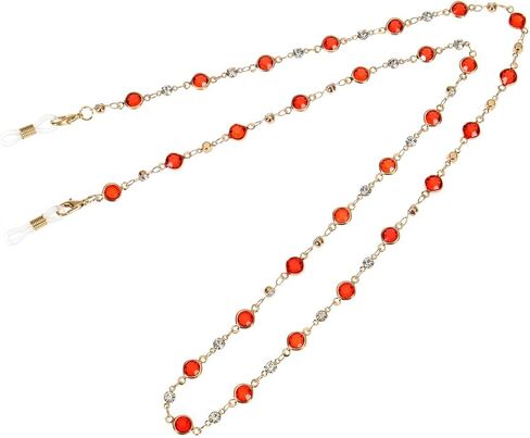 Sunglasses Chains for Women Eyeglass Chains Colorful Beads Reading Glasses Neck Cord Spectacle Strap Holder in Saudi Arabia