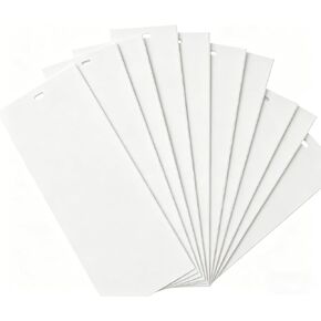 10 Pack 82.5" Vertical Blind Replacement Slats, 3.5" Width White PVC Fire Retardant Trimmable Replacement Blinds Slats for Sliding Glass Door, Patio Door, Home Office Window Vertical Blinds in Saudi Arabia