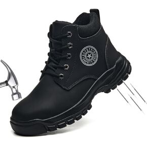 Steel Toe Chef Work Boots High Top Waterproof Kitchen Restaurant Working Boot Anti-slip VEA Sole for Women and Men Industrial Construction Safety Shoes in Saudi Arabia