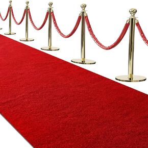 Extra Thick Red Carpet Runner for Party & Events, 3x10 ft Red Carpet Festival Celebration,Prom Proposal & Wedding, Graduation Ceremony, Award Ceremony,VIP Reception,Heavy-Duty Non-Slip in Saudi Arabia