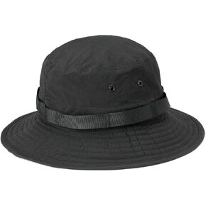 Amazon Essentials Men's Washed Nylon Outdoor Wide Brim Sun Bucket Hat in Kuwait