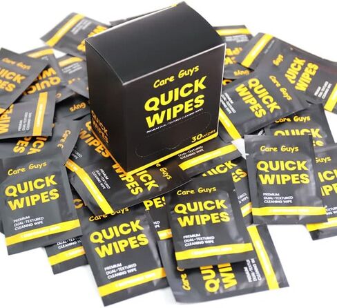 Quick Wipes Shoe Cleaner Wipes Individually Packaged - Dual-Textured Cleaning Wipe Suit For Sneakers and Shoes in Saudi Arabia