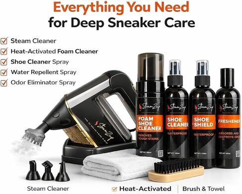 Steam Zap and Cleaning Kit, Liquids and Brush in Saudi Arabia