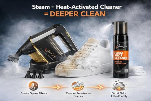 Steam Zap and Cleaning Kit, Liquids and Brush in Saudi Arabia