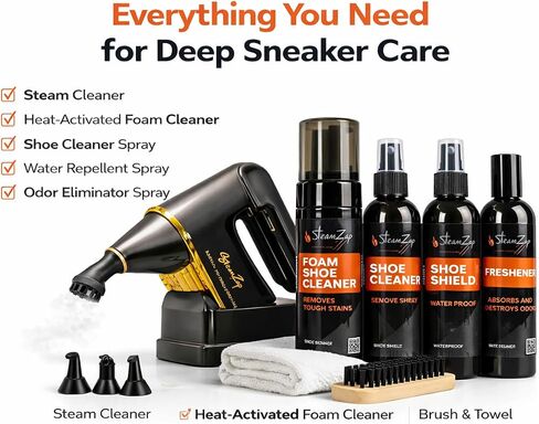 Steam Zap and Cleaning Kit, Liquids and Brush in Saudi Arabia